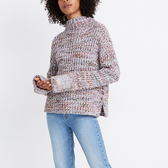 LAST M! NWT Madewell | Rayner Mock Neck Sweater - Picture 4 of 7